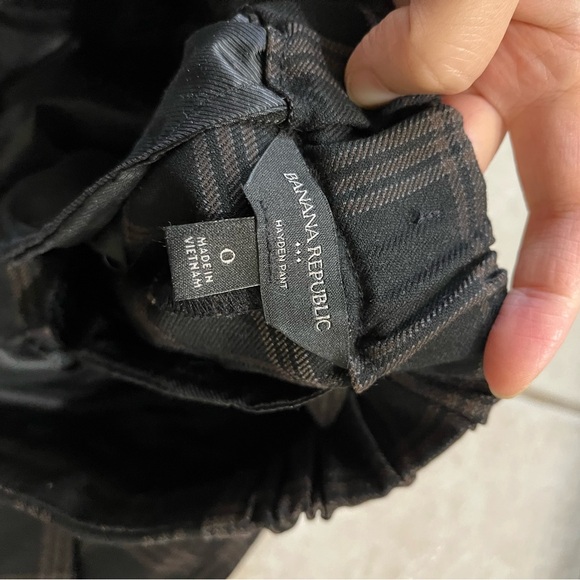 Banana Republic Hayden Tapered Pants Sz 0 - Picture 3 of 3